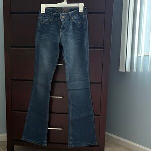 dELiA*s Dark Blue Flare Jeans